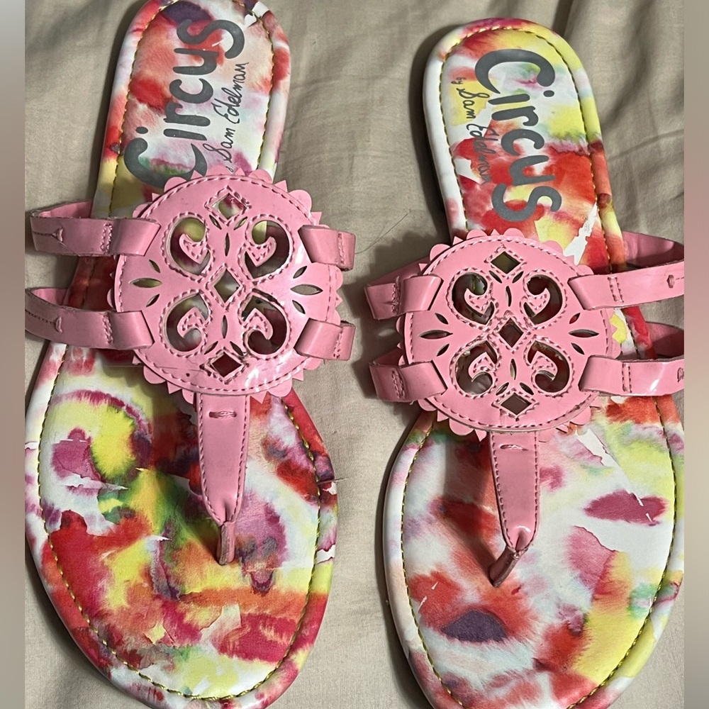 Circus by Sam Edelman Pink and Multicolor Sandals